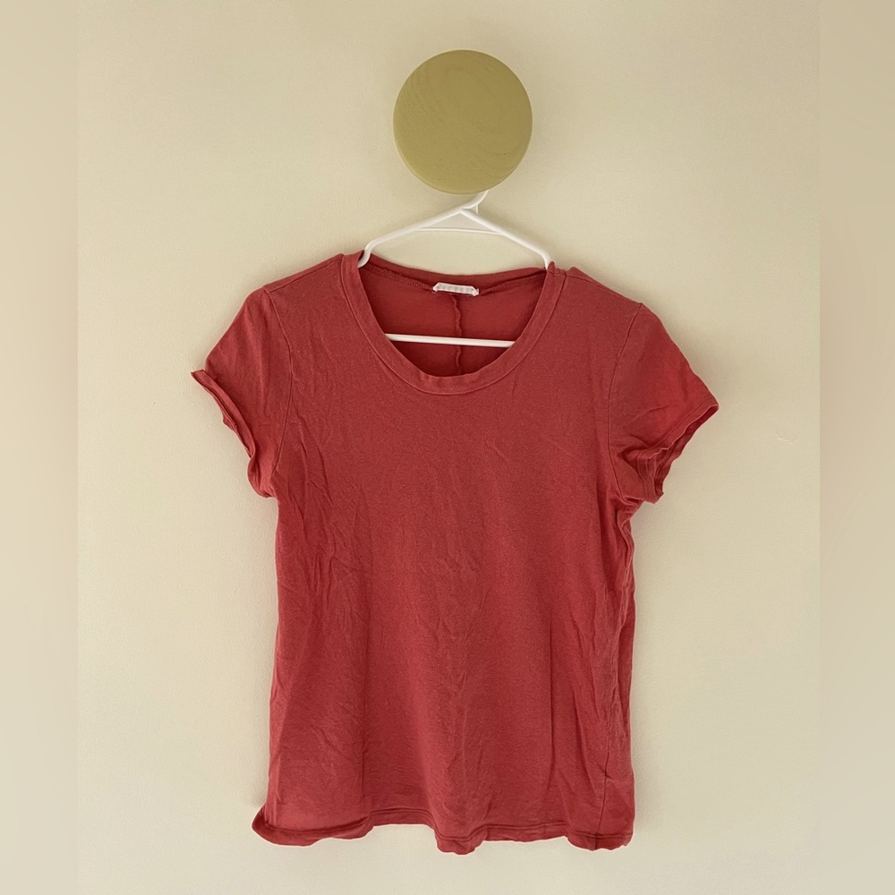 LACAUSA soft watermelon tee size xs